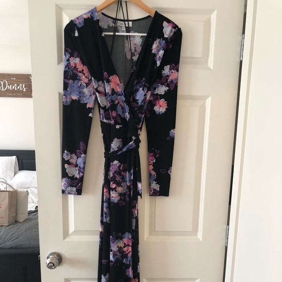 SOLD Jennifer Lopez Floral Maxi Dress - Medium - Picture 3 of 7